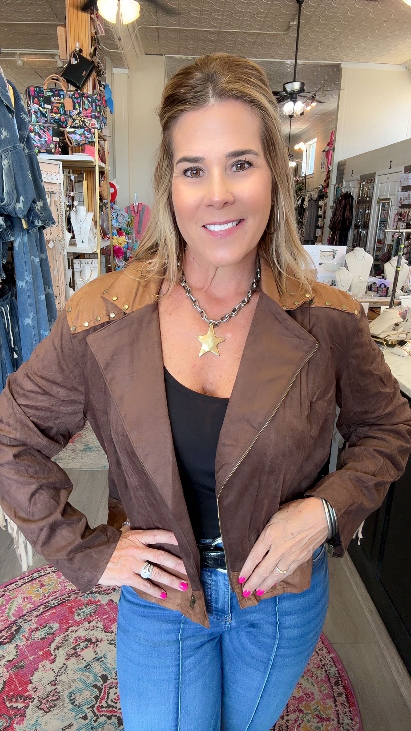 EMBERLY FRINGE JACKET 2135