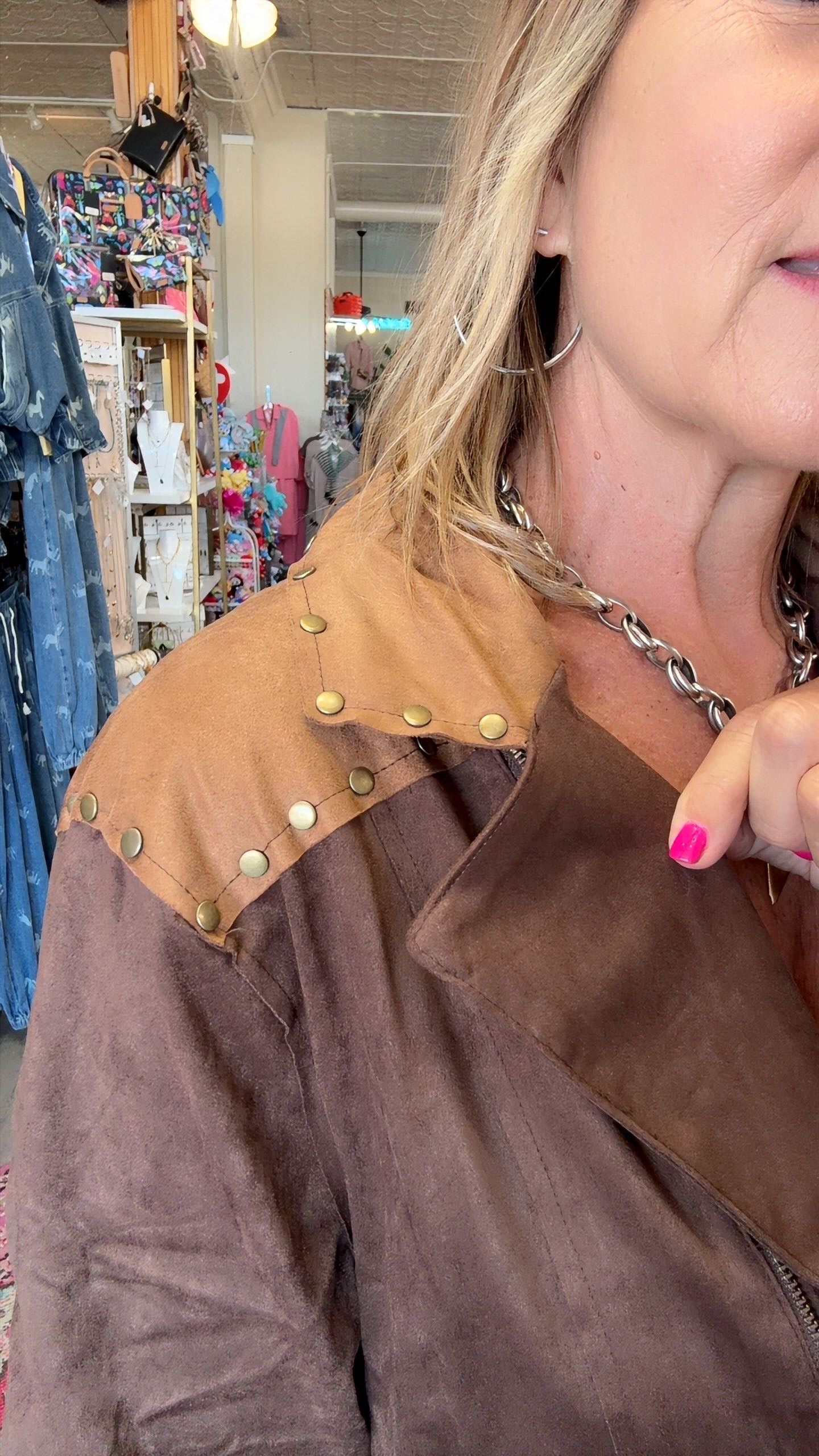 EMBERLY FRINGE JACKET 2135
