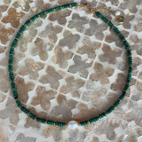 BRACHA 518 TAJ MALACHAITE WITH PEARL NECKLACE