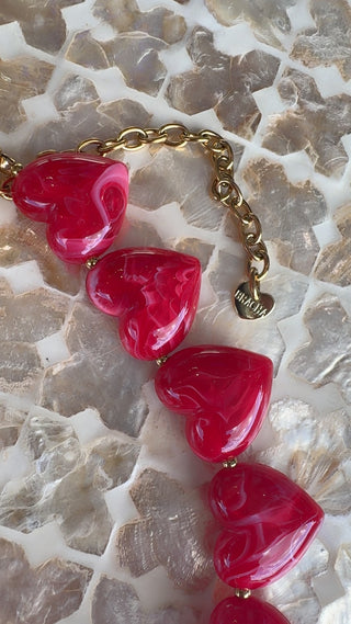 BRACHA 519 ROVE HEART NECKLACE
