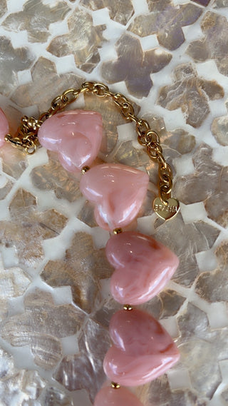 BRACHA 519 ROVE HEART NECKLACE