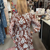 AHBREY LEAFY DRESS 6920