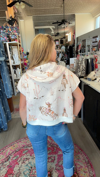 BRIANA ZIPPER VEST TOP 25071