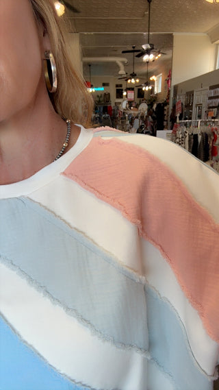 CHARLEY PATCHWORK SWEATSHIRTS 40822