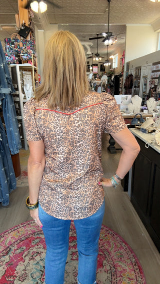 RHEA LEOPARD TOP 2707