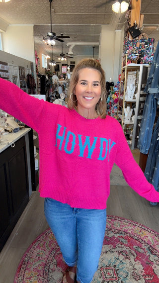 HOWDEEEE PINK SWEATER 933