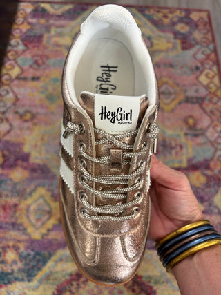 CORKY’S HEADS UP ~ Gold Metallic Sneaker