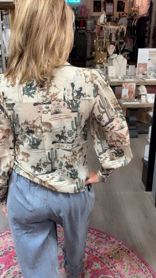 FAYE DESERT COWBOY TOP