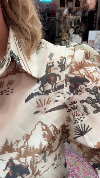 FAYE DESERT COWBOY TOP