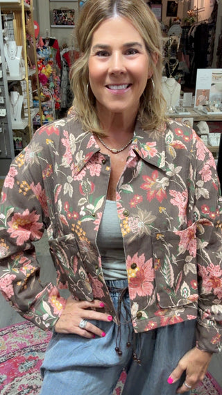 SYLVIA FLORAL JACKET 2174