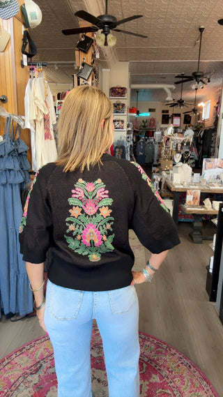 ADDIE BLACK SWEATER 15839