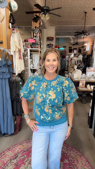 KIMBER FLORAL TOP 37169