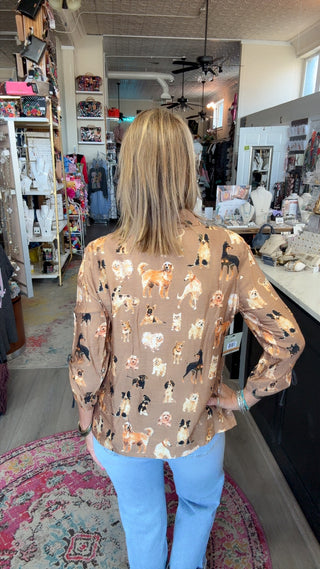 JOHN MARK BINGO BLOUSE 46532