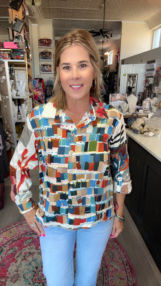 JOHN MARK FAYETTE BLOUSE 46535