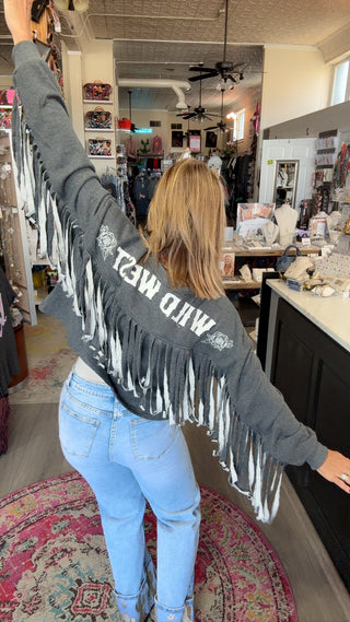 IRIS FRINGE SWEATSHIRT 33609