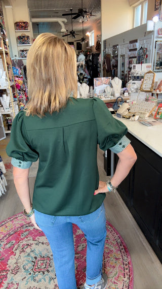 KIRANNA GREEN TOP 13435