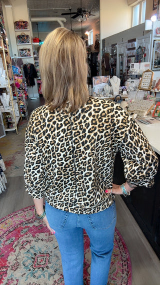 LORI LEOPARD TOP 50251