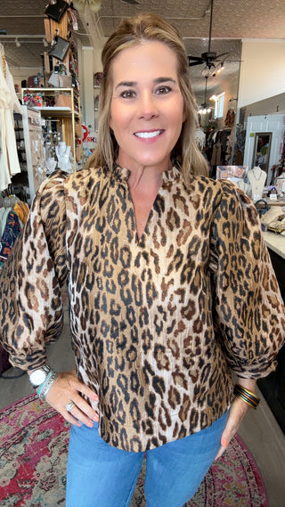VIVI LEOPARD TOP 16256