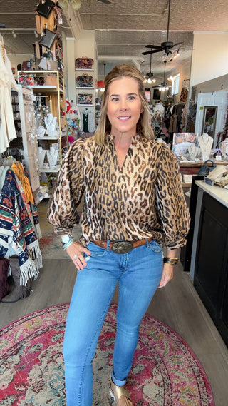 VIVI LEOPARD TOP 16256