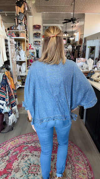 REYANNA DENIM SHACKET 4975