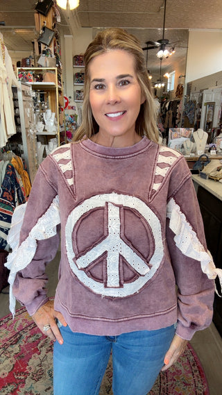 ELLIE PEACE SWEATSHIRT 904