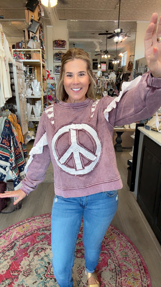 ELLIE PEACE SWEATSHIRT 904