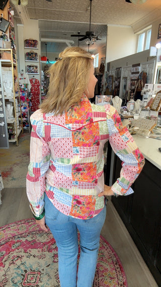 KARSYN PATCHWORK TOP 2708