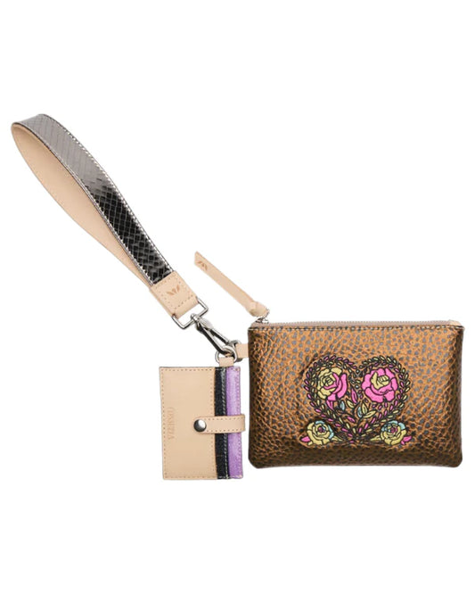 CONSUELA ZIPPER POUCH, MASON 4448