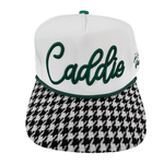 Cap with 'Caddie' text on a white background