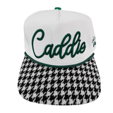 Cap with 'Caddie' text on a white background