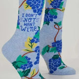 WOMEN’S SOCKS 573 I DON’T NOT WANT WINE
