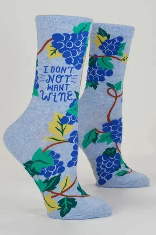 WOMEN’S SOCKS 573 I DON’T NOT WANT WINE