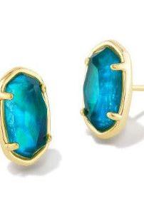 KENDRA SCOTT GRAYSON STONE STUD EARRINGS