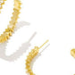 KENDRA SCOTT JULIETTE EARRINGS; GOLD WHITE CRYSTAL