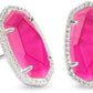 KENDRA SCOTT ELLIE STUD EARRINGS ~ RHODIUM