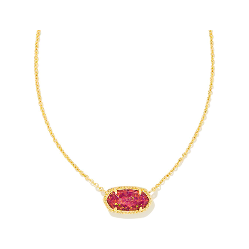 KENDRA SCOTT ELISA SIGNATURE PENDANT NECKLACE in GOLD