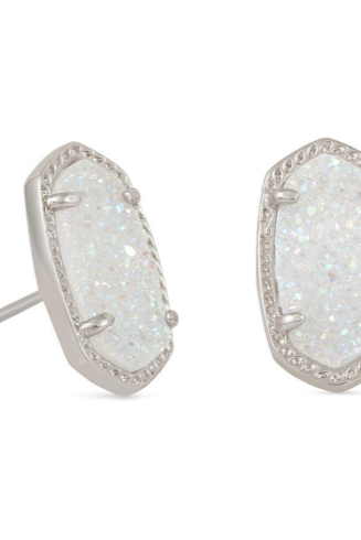 KENDRA SCOTT ELLIE SIGNATURE EARRINGS in DRUSY