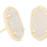 KENDRA SCOTT ELLIE SIGNATURE EARRINGS in DRUSY