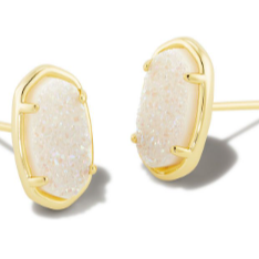 KENDRA SCOTT GRAYSON STONE STUD EARRINGS
