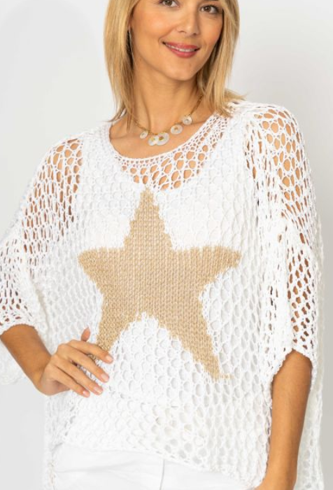 MADE IN ITALY STAR SWEATER 8355