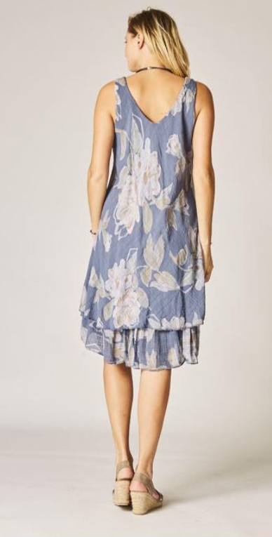 MADE IN ITALY FLORAL DRESS 3909