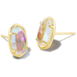 KENDRA SCOTT GRAYSON STONE STUD EARRINGS