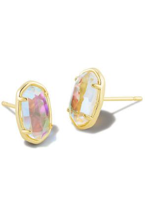 KENDRA SCOTT GRAYSON STONE STUD EARRINGS