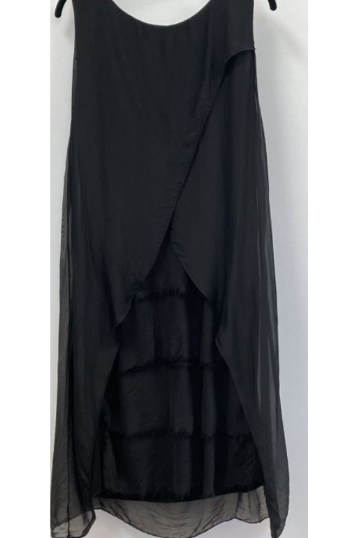 TIRED SILK DRESS 65930