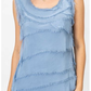 RUFFLE SILK TOP 9577