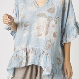 MADE IN ITALY LINEN TOP 8620