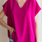 POLY TOP in MAGENTA 10482