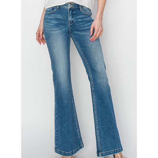 RISEN LOW RISE FLARE 5327 DARK