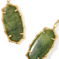 X KENDRA SCOTT ELLE BAMBOO GOLD SAGE SERPENTINE EARRINGS