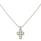 KENDRA SCOTT PEARL CROSS NECKLACE